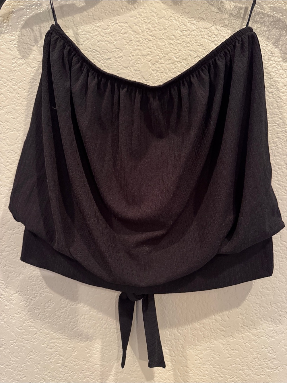 Express Black Tie-back tube top